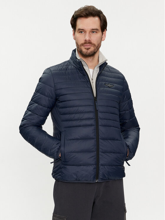 Aeronautica Militare Geacă 241AB2142CT3246 Bleumarin Regular Fit