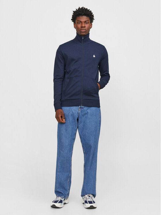 Jack & Jones Jack & Jones Mikina Paulos 12250737 Tmavomodrá Standard Fit