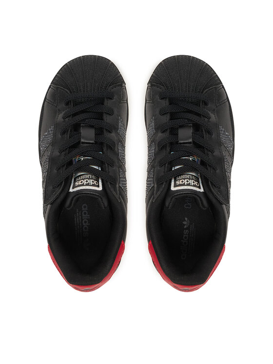 adidas adidas Sneakersy Superstar Led Lights Comfort Closure Elastic Lace Shoes IH6388 Czarny