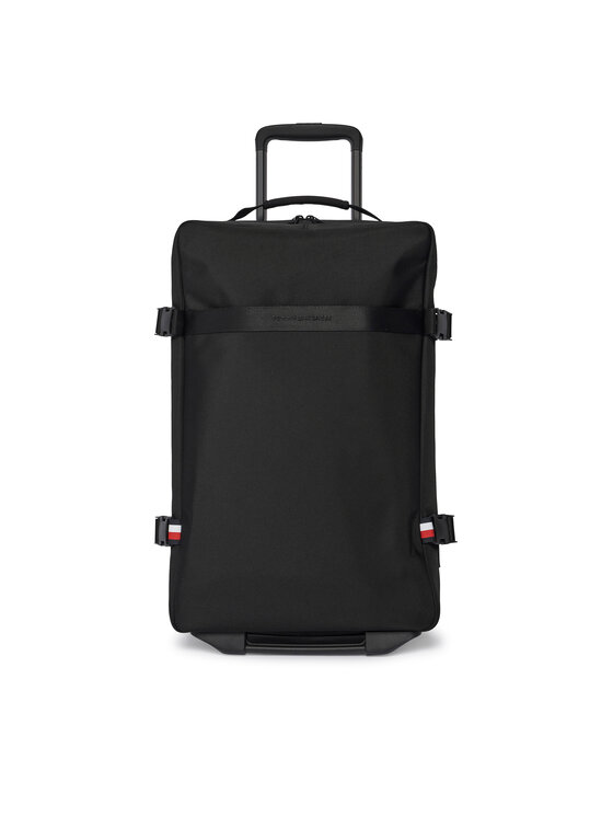 Tommy Hilfiger Kabínový kufor Th Nylon Travel Soft AM0AM13474 Čierna