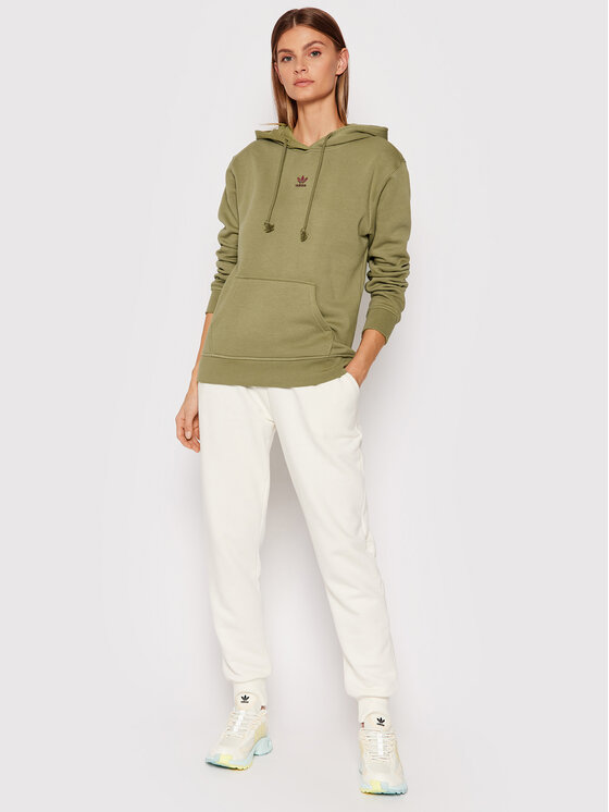 Felpa adicolor Essentials H34727 Verde Regular Fit...