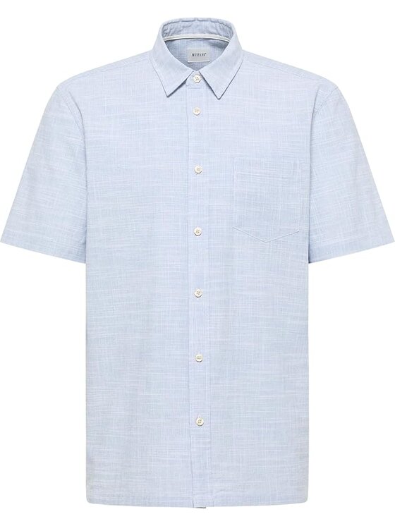 Mustang Mustang Camicia Style Darien Blu Regular Fit