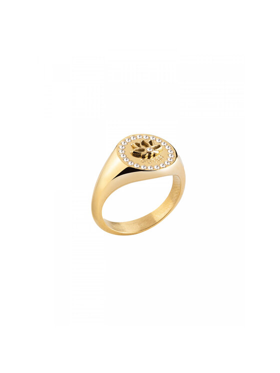 Guess Guess Pierścionek JUBR01350JWYG54 Złoty