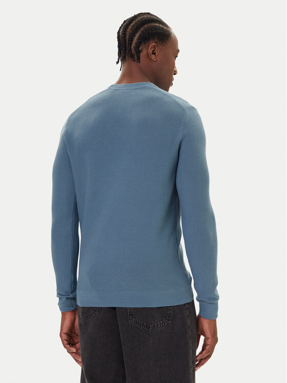 Mustang Mustang Pullover Elliot 1016844 Blau Regular Fit