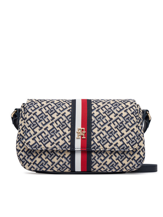 Tommy Hilfiger Tommy Hilfiger Torbica Th Jacquard Ess Crossover AW0AW19066 Plava