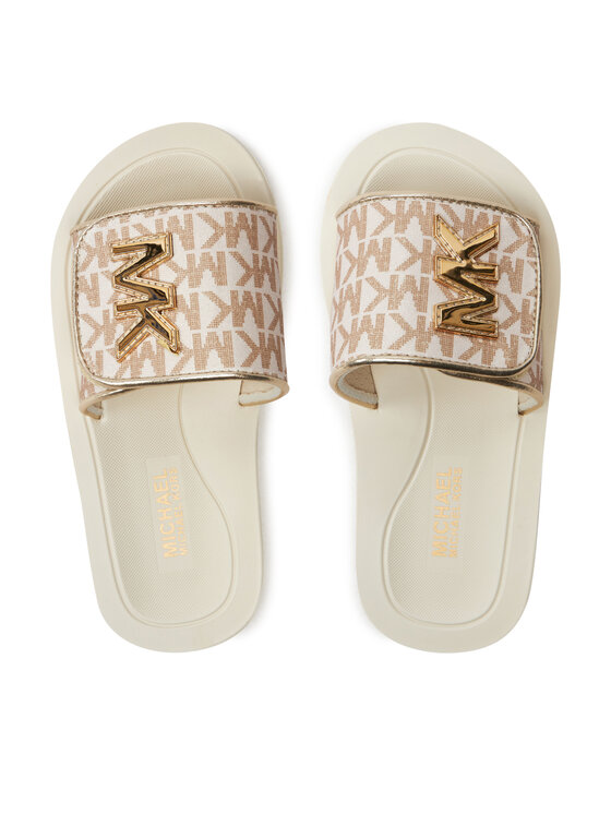MICHAEL KORS KIDS MICHAEL KORS KIDS Klapki MK100946 Beżowy