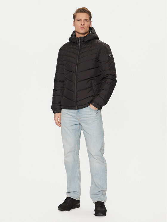 Guess Guess Übergangsjacke M5RL45 WCQA2 Schwarz Regular Fit