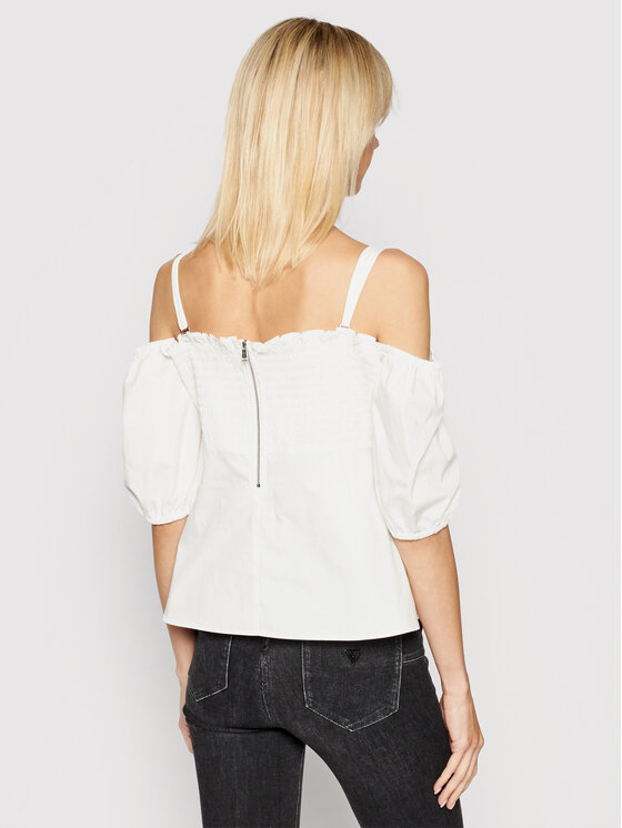 Blusa W1GH97 WDXM0 Bianco Regular Fit