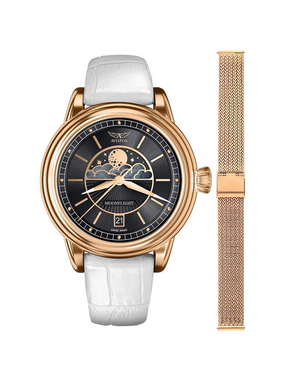 Aviator Aviator Orologio V.1.33.2.253.4WM-SET Oro rosa