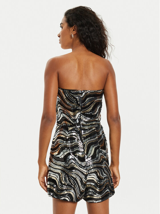 Guess Guess Salopetă Kahlo W3YD40 KBPN0 Negru Regular Fit