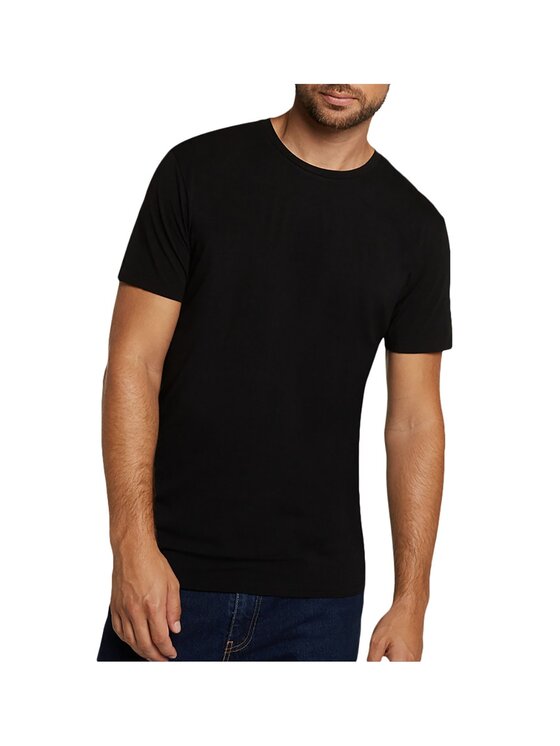 Bamboo Basics Bamboo Basics T-Shirt 28544 Czarny Stretch Fit