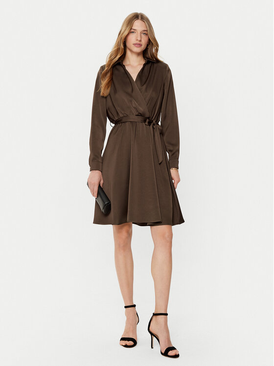 Rinascimento Rinascimento Рокля тип риза CFC0121838003 Кафяв Regular Fit