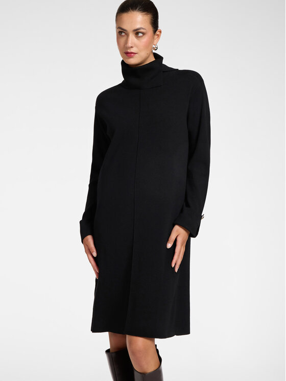 Elena Mirò Elena Mirò Vestito da giorno 7600Z000128N033 Nero A-Line Fit