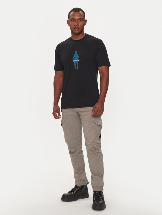 C.P. Company C.P. Company Футболка 17CMTS164A006586W Чорний Regular Fit