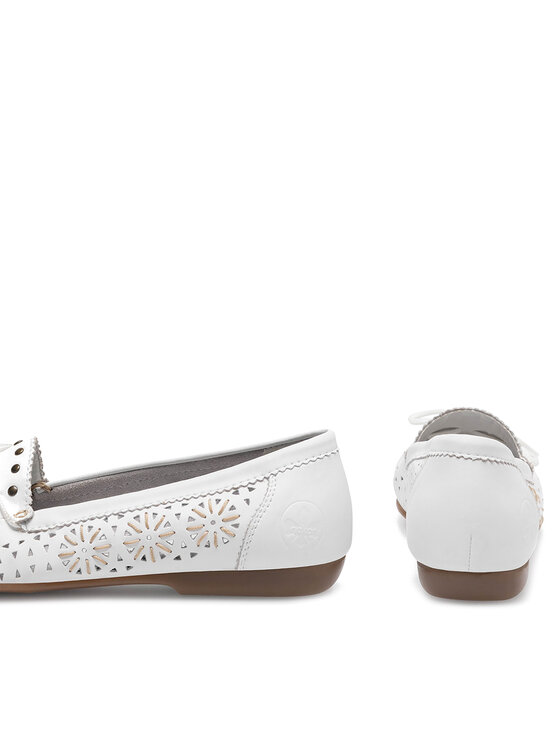 Rieker Rieker Mocassini L6396-80 Bianco