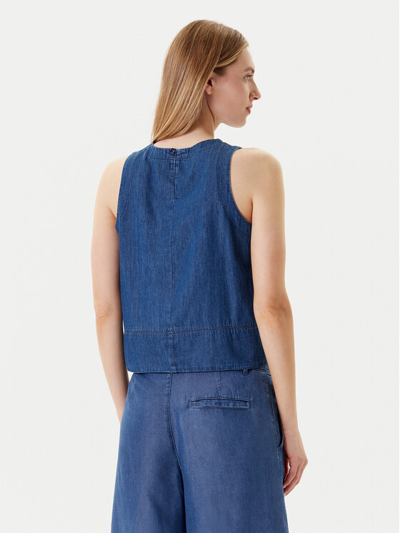 United Colors Of Benetton United Colors Of Benetton Halenka 5DHJDH00Q Tmavomodrá Regular Fit