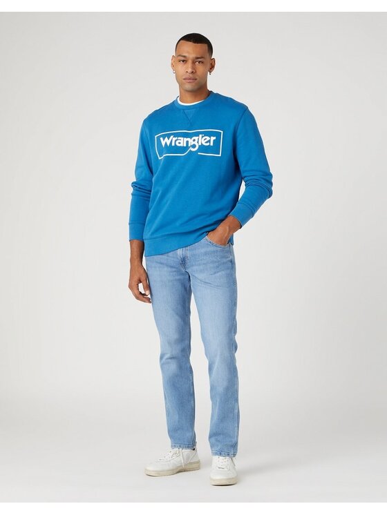 Wrangler Wrangler Jeansy GREENSBORO Niebieski Straight Fit