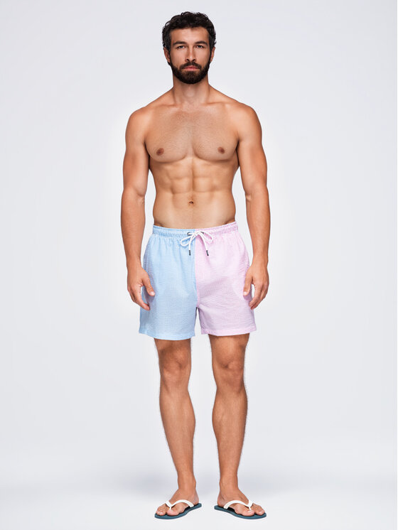 Ombre Ombre Szorty kąpielowe OM-SRSS-0215 Kolorowy Regular Fit