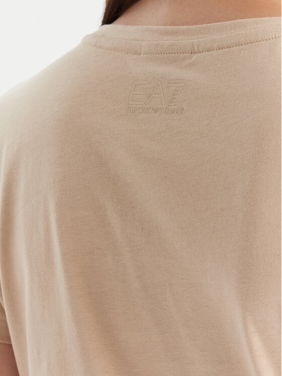 EA7 Emporio Armani EA7 Emporio Armani T-Shirt 7W000521 AF12503 U1046 Béžová Regular Fit