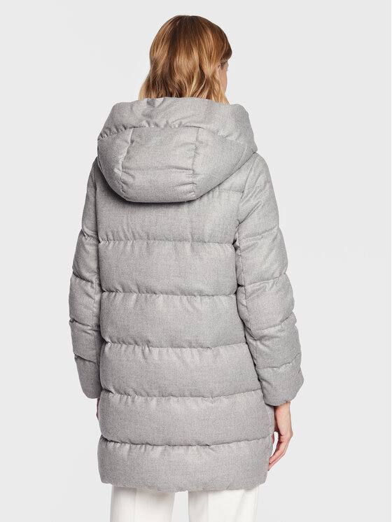 Peserico Peserico Pehelykabát S24426D Szürke Regular Fit