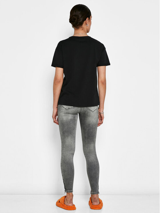 Noisy May Noisy May T-krekls Brandy 27010978 Melns Relaxed Fit