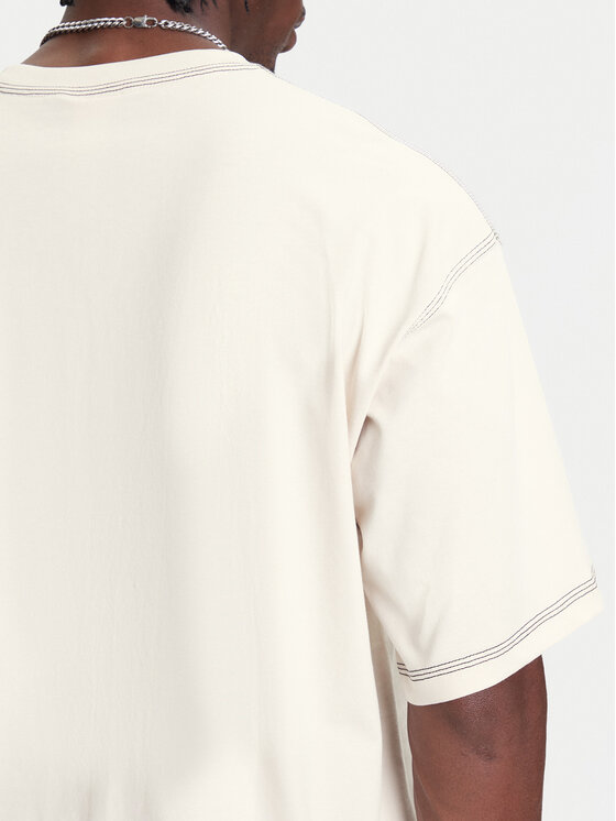 adidas adidas T-krekls Trefoil Essentials JW0970 Écru Regular Fit