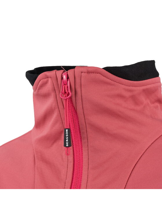Bergson Bergson Kurtka softshell CONTEXT SS Różowy Slim Fit