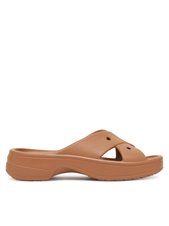 Crocs Crocs Papucs Cross Strap 210840 Barna
