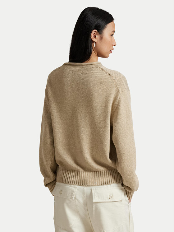 Polo Ralph Lauren Polo Ralph Lauren Sveter 211978315001 Béžová Relaxed Fit