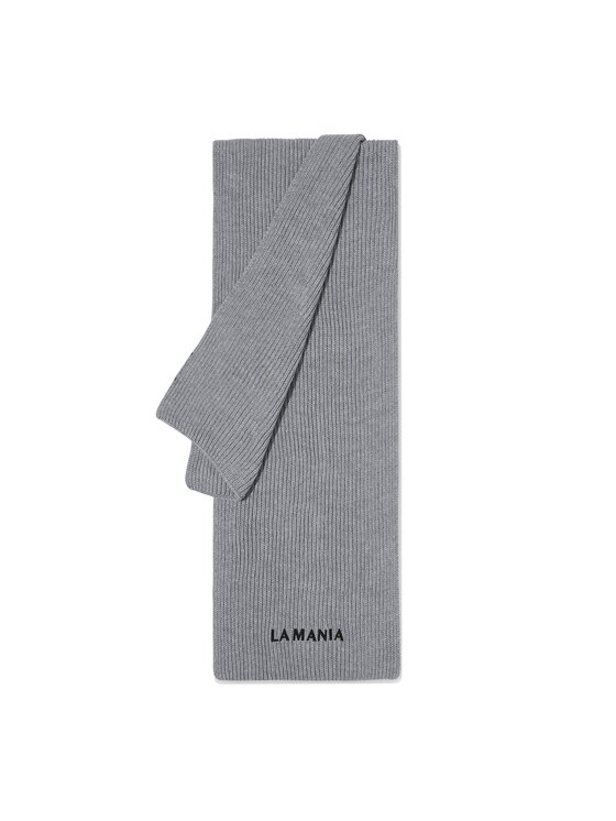 La Mania La Mania Scialle MERINOWOOL SCARF 2 Grigio