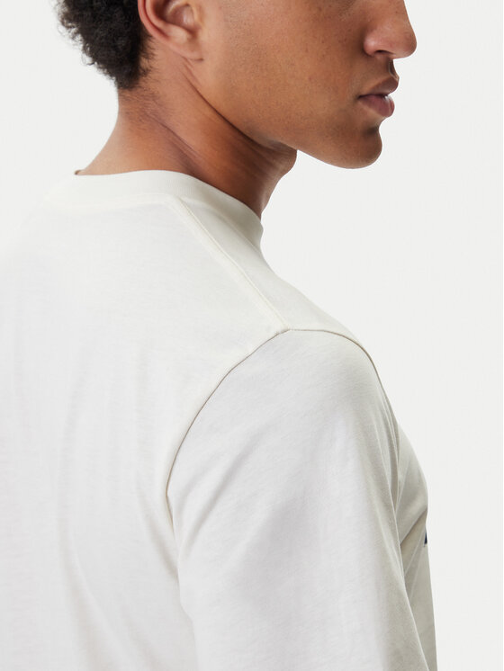 Jack Wolfskin Jack Wolfskin T-shirt Brand T A64116 Écru Regular Fit