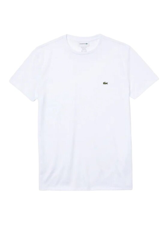 Lacoste T-shirt LACOSTE T-Shirt e Polo Uomo TH6709 001 Bianco Bianco Standard Fit