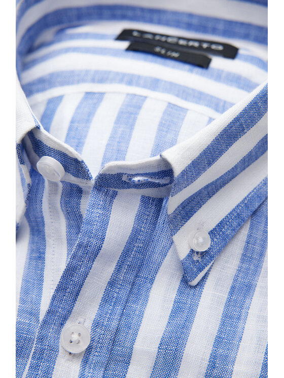 Lancerto Lancerto Koszula Charline KO073124000024 Niebieski Slim Fit