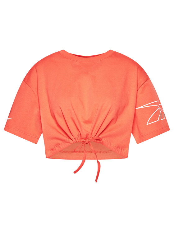 Reebok Reebok Majica Myt Rbk GI6960 Oranžna Regular Fit