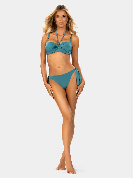 Feba Feba Dół od bikini FD17F Turkusowy