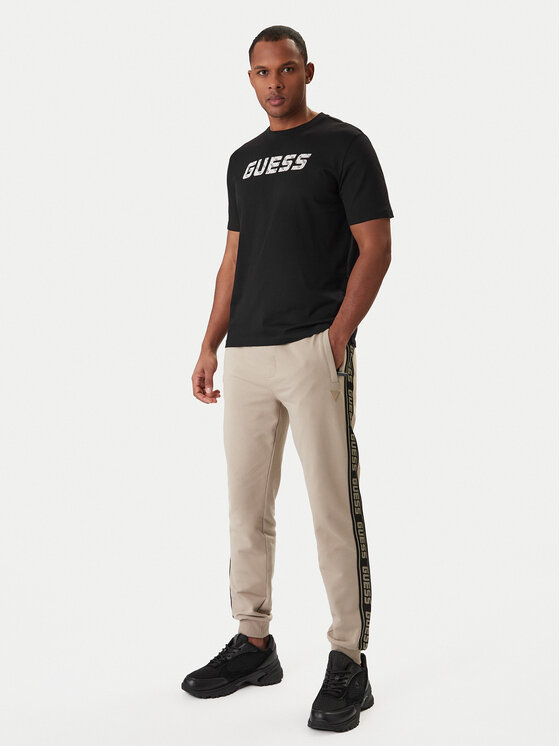Guess Guess Tricou Z6RI15 I3Z14 Negru Regular Fit