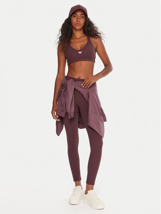 Roxy Roxy Sportovní podprsenka Heart Into It ERJKT04359 Fialová