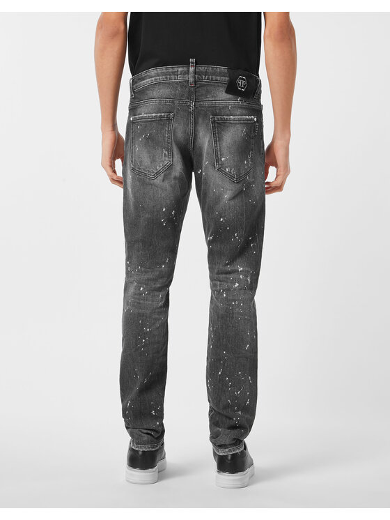 PHILIPP PLEIN PHILIPP PLEIN Jeansy 26867 Czarny Straight Leg