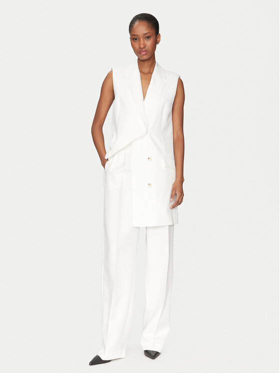 2NDDAY 2NDDAY Pantaloni di tessuto Celeste 2252160126 Bianco Wide Leg
