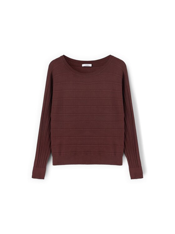 Motivi Motivi Sweter M274W003990N022 Brązowy Regular Fit