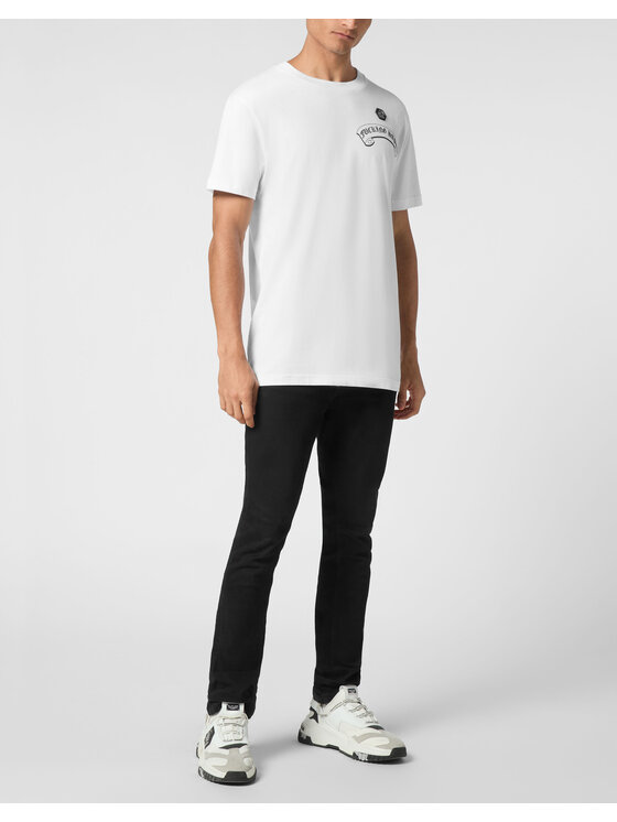 PHILIPP PLEIN PHILIPP PLEIN T-Shirt 22231 Biały Regular Fit