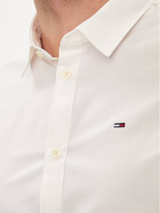 Tommy Jeans Tommy Jeans Krekls DM0DM04405 Balts Slim Fit