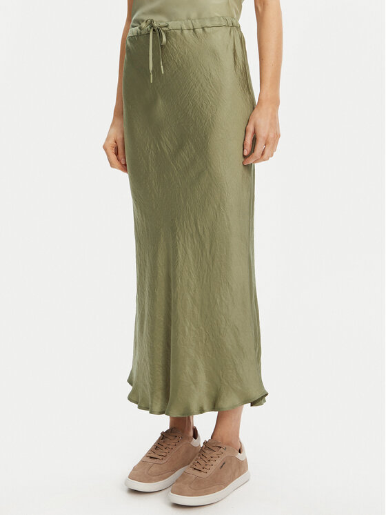 Marella Marella Gonna midi No 2513101055 Verde Regular Fit