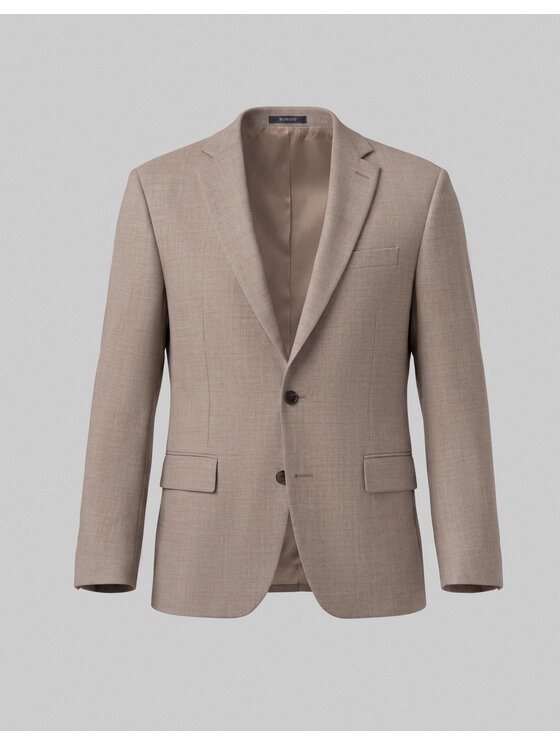 Borgio Borgio Marynarka zimone Beżowy Slim Fit
