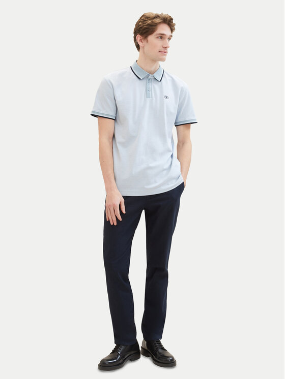 Tom Tailor Tom Tailor Polo 1040822 Błękitny Regular Fit