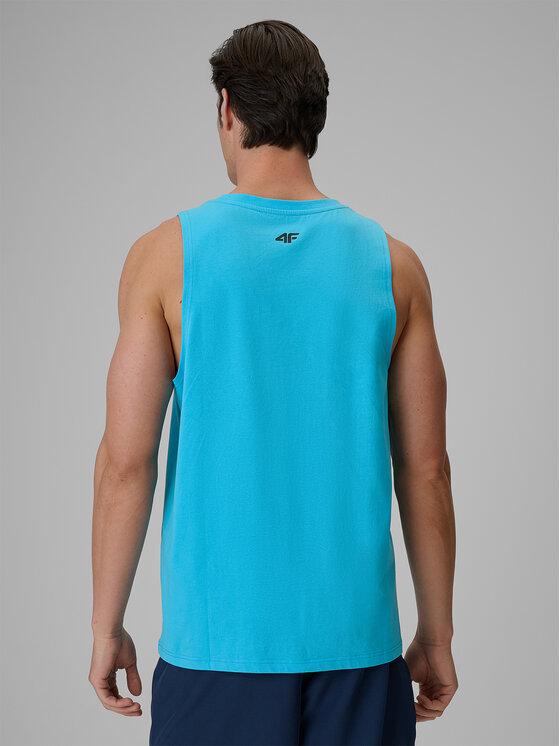 4F 4F Tank top SUMMER CODE Niebieski Regular Fit