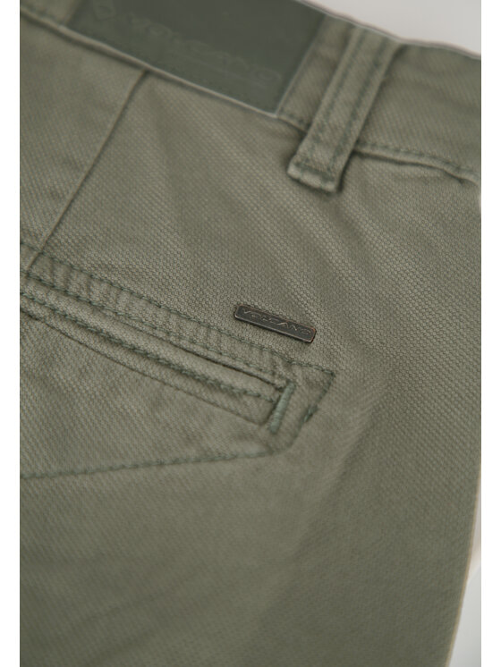Volcano Volcano Chinosy R-PARKS Zielony Regular Fit