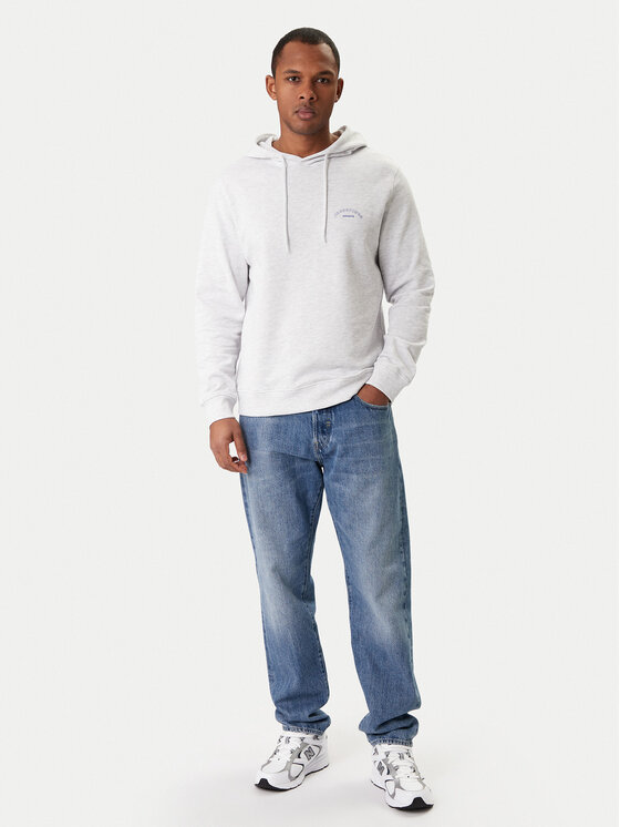 Jack & Jones Jack & Jones Суитшърт College Logo 12288362 Сив Regular Fit