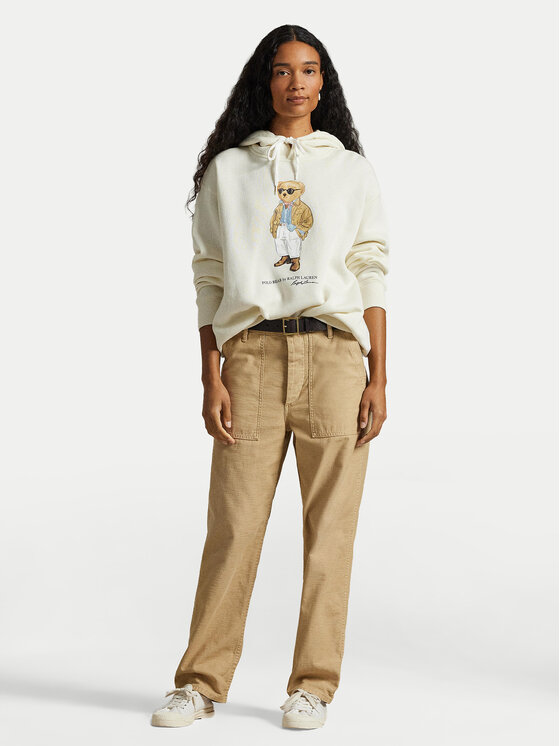 Polo Ralph Lauren Polo Ralph Lauren Світшот 211A96598001 Écru Relaxed Fit