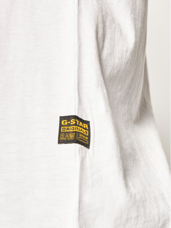 G-Star Raw G-Star Raw T-Shirt Lash D16396-B353-110 L Biały Relaxed Fit